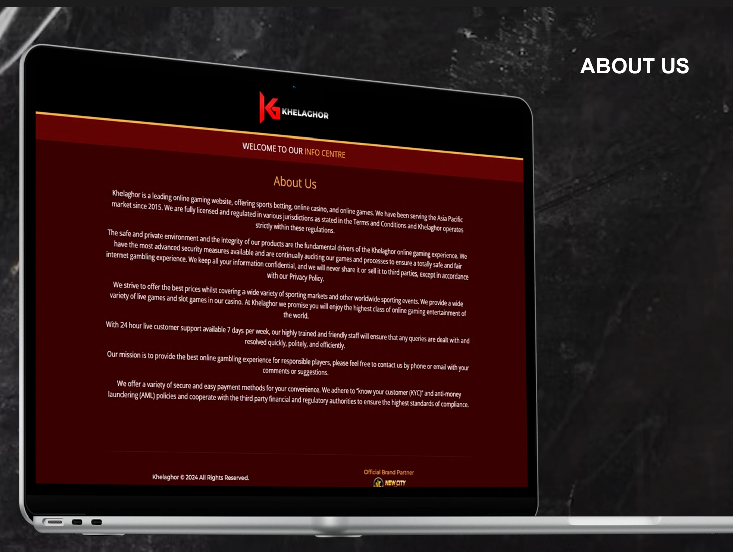 Find out more information about our company and then you can understand that all game content on the platform is licensed